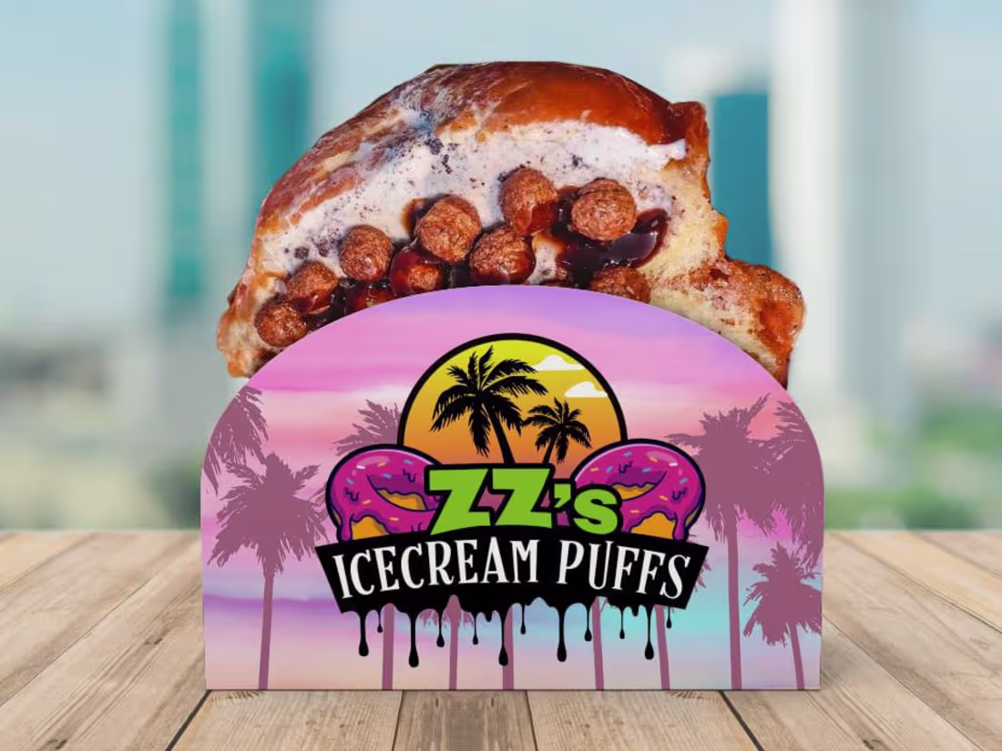 Cover image for ZZ’s Icecream Puffs