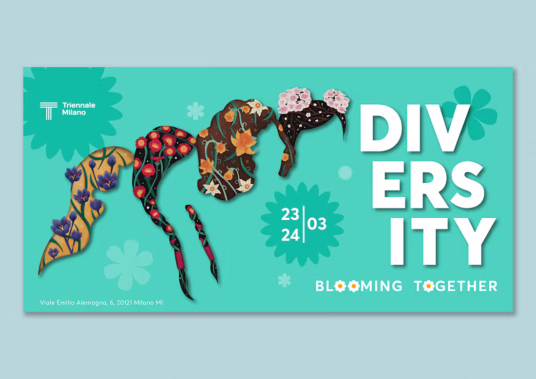 Cover image for Diversity | Poster design and event Identity on Behance