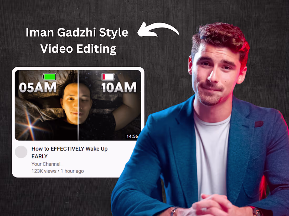 Cover image for Professional Video Editing like Iman Gadzhi