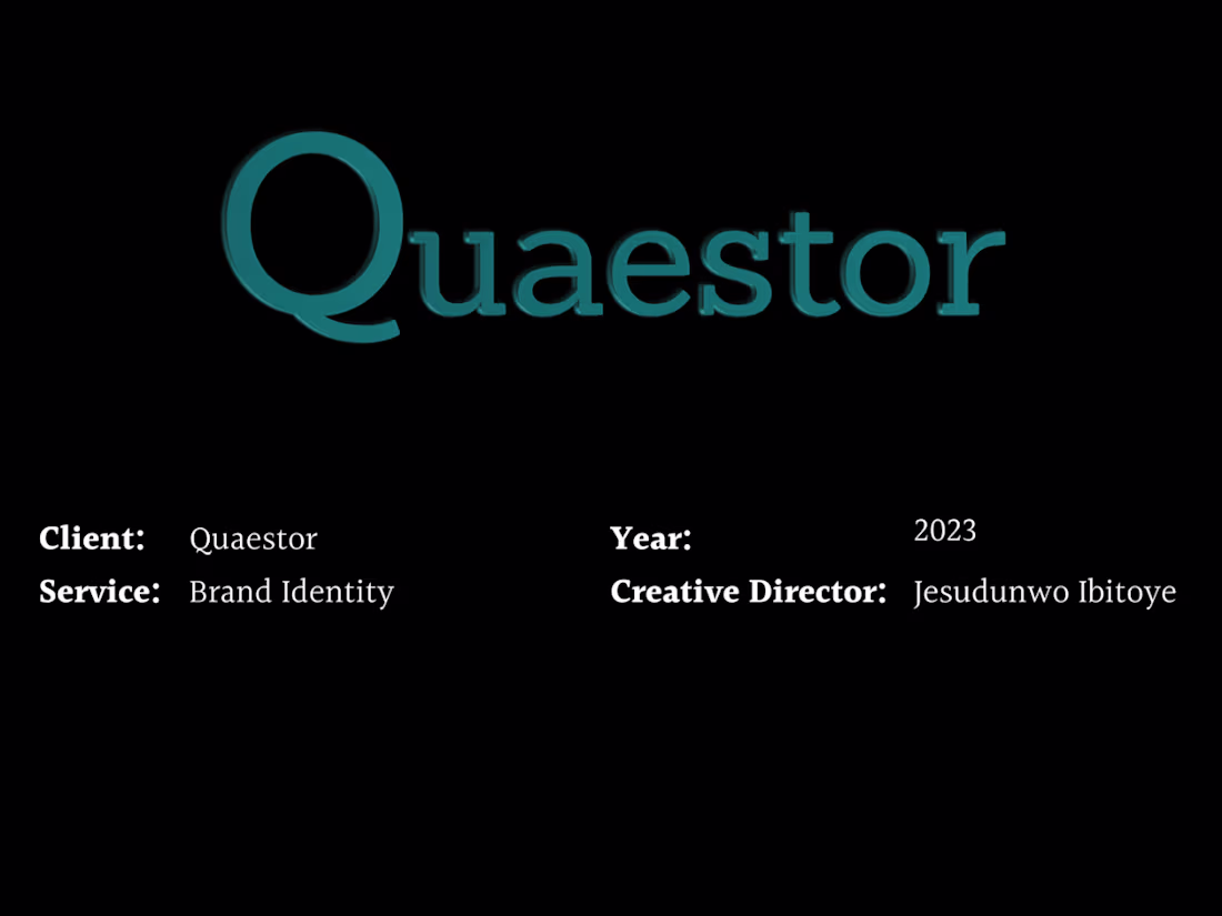 Cover image for Brand Identity for Quaestor
