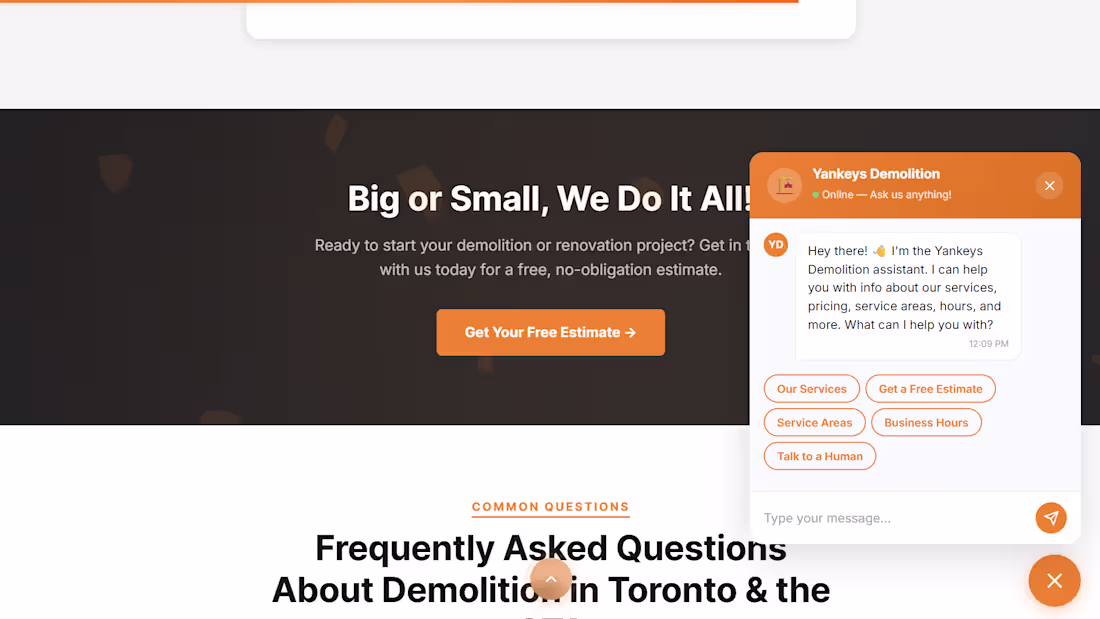 Cover image for Created an AI chat bot