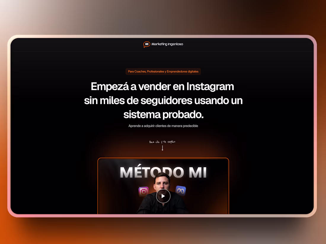 Cover image for One Page - Method MI VSL