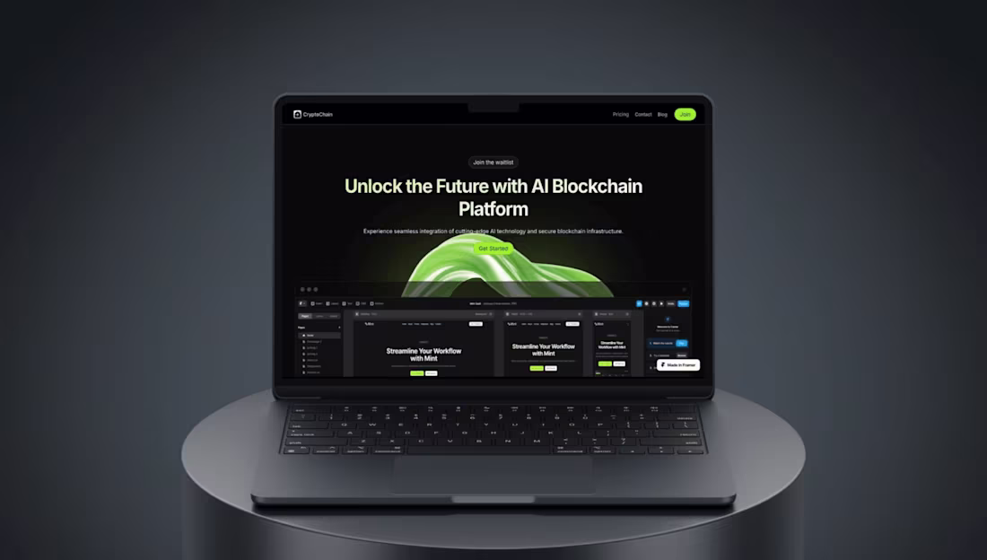 Cover image for CryptoChain - A Secure Blockchain SaaS Product