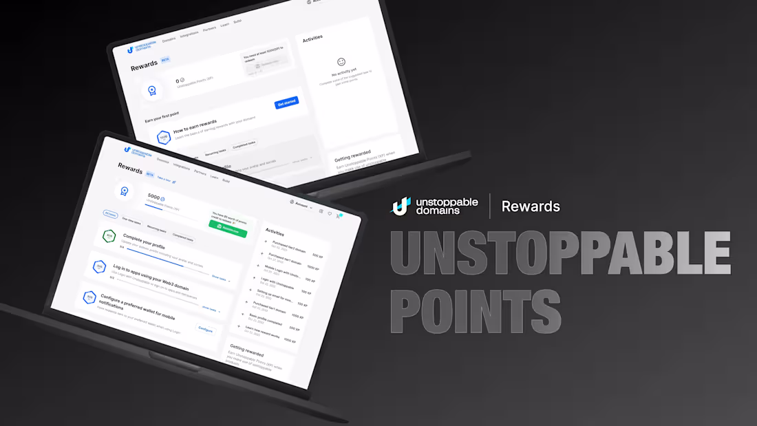 Cover image for Unstoppable Points: A rewards program for Unstoppable users