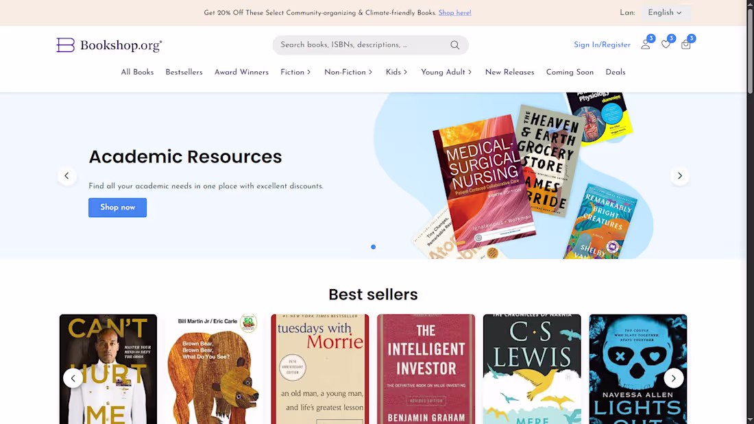 Cover image for E-Commerce Website for Library Book 