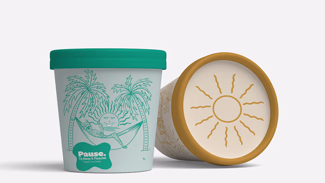 Cover image for Pause Ice Cream - Packaging and Brand Identity 