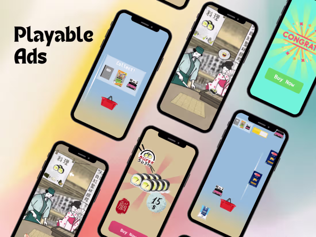 Cover image for Custom Playable Ad Creation for Engaging Campaigns