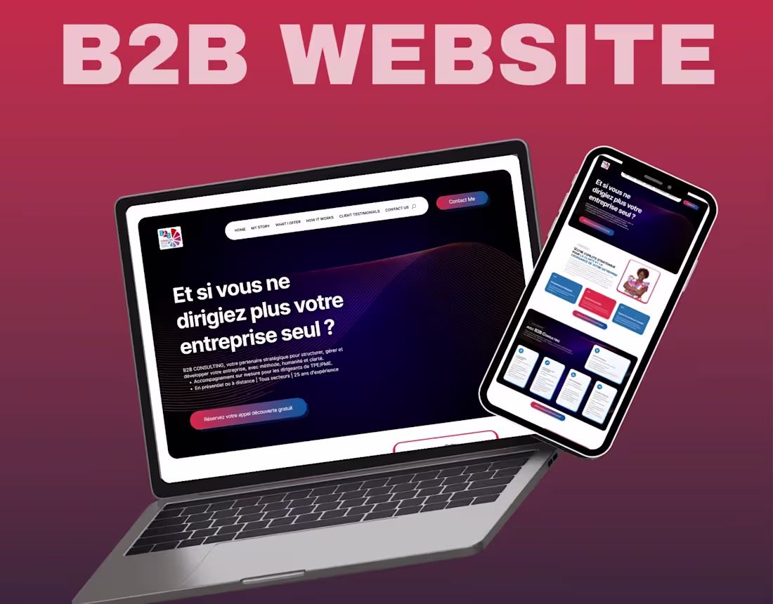 Cover image for B2B Consultation Website Design Built with Divi