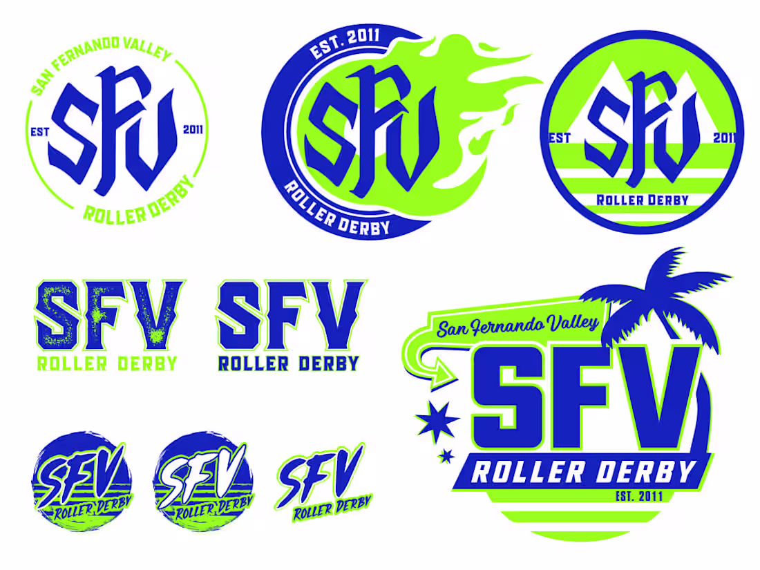 Cover image for SFV ROLLER DERBY | LOGO DESIGN