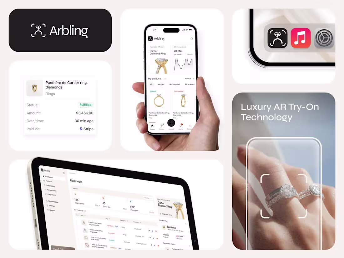 Cover image for Arbling — AI+AR Jewelry Platform