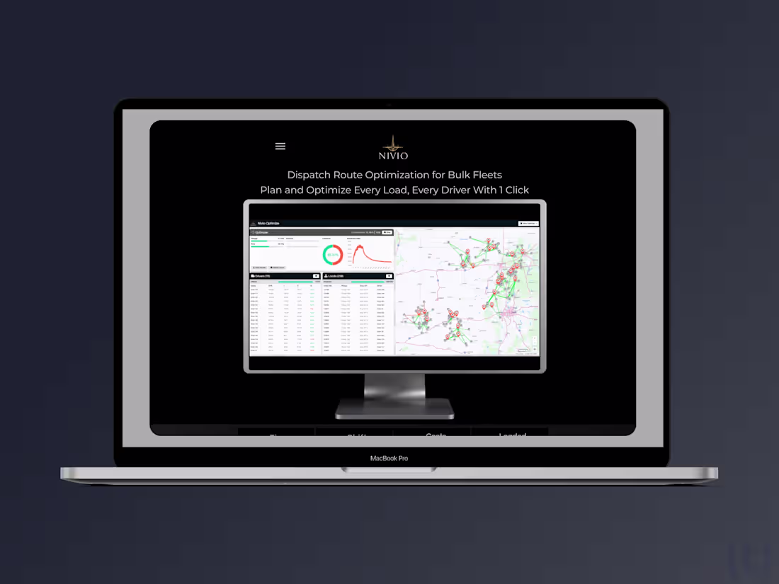 Cover image for Nivio Optimize Route Planning Tool Development