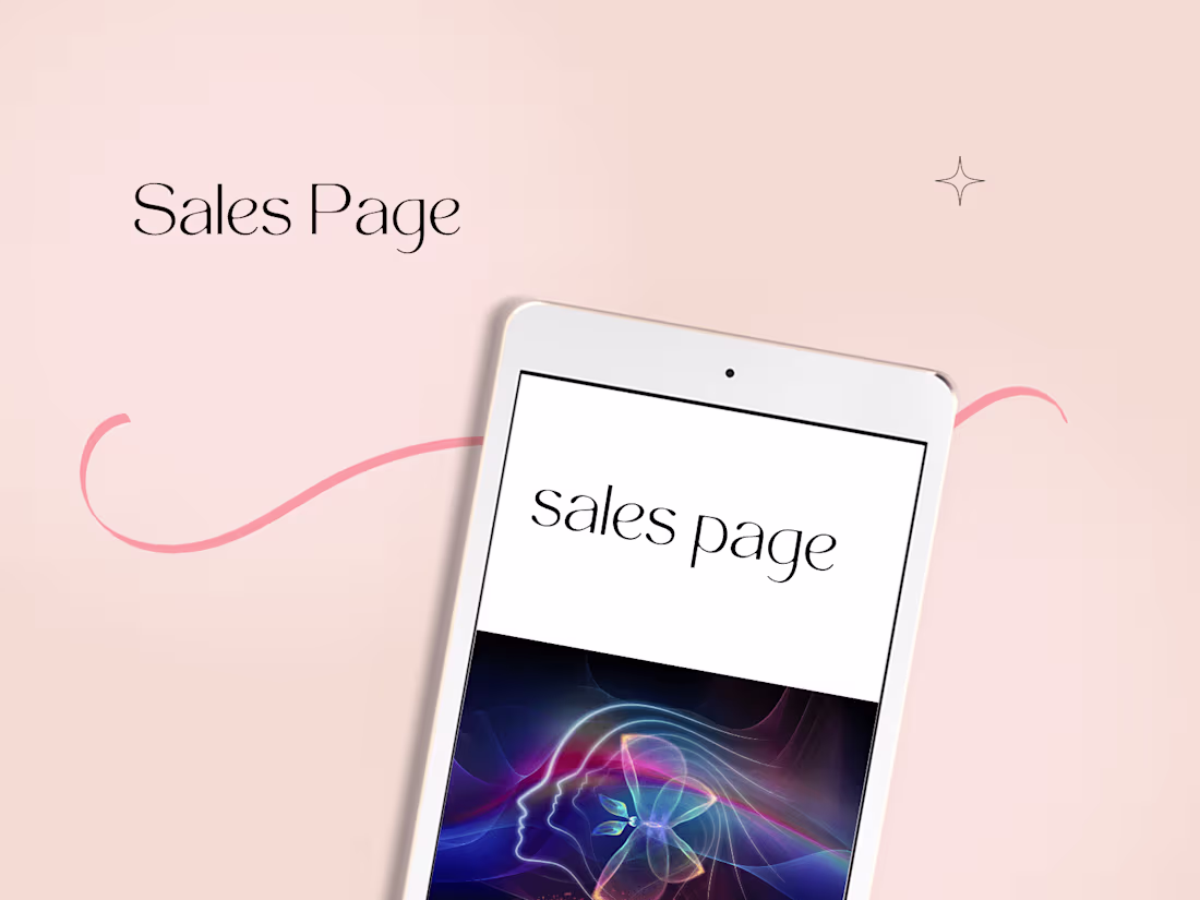 Cover image for Sales Page