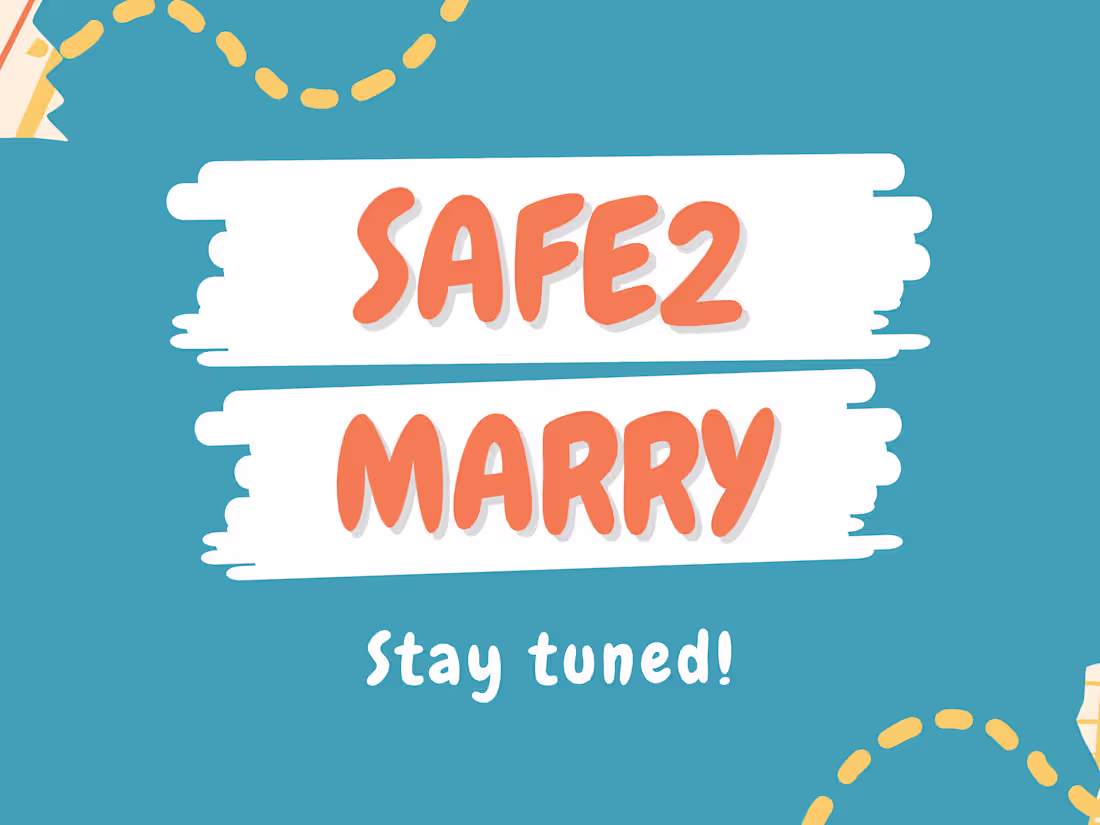 Cover image for Marry with Confidence, Not Risk.