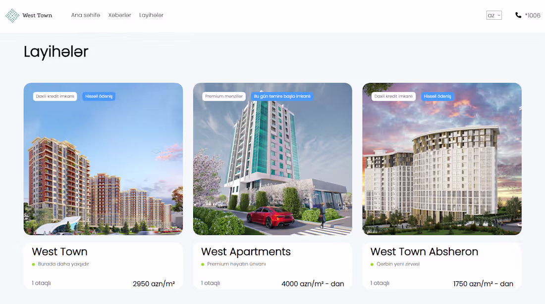 Cover image for WestHospital.az