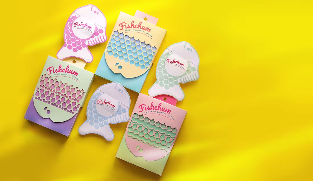 Cover image for Fishchum Fish Oil Gummies