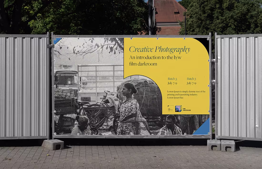 Cover image for Visual Identity Design for Chennai Photo Biennale Lighthouse