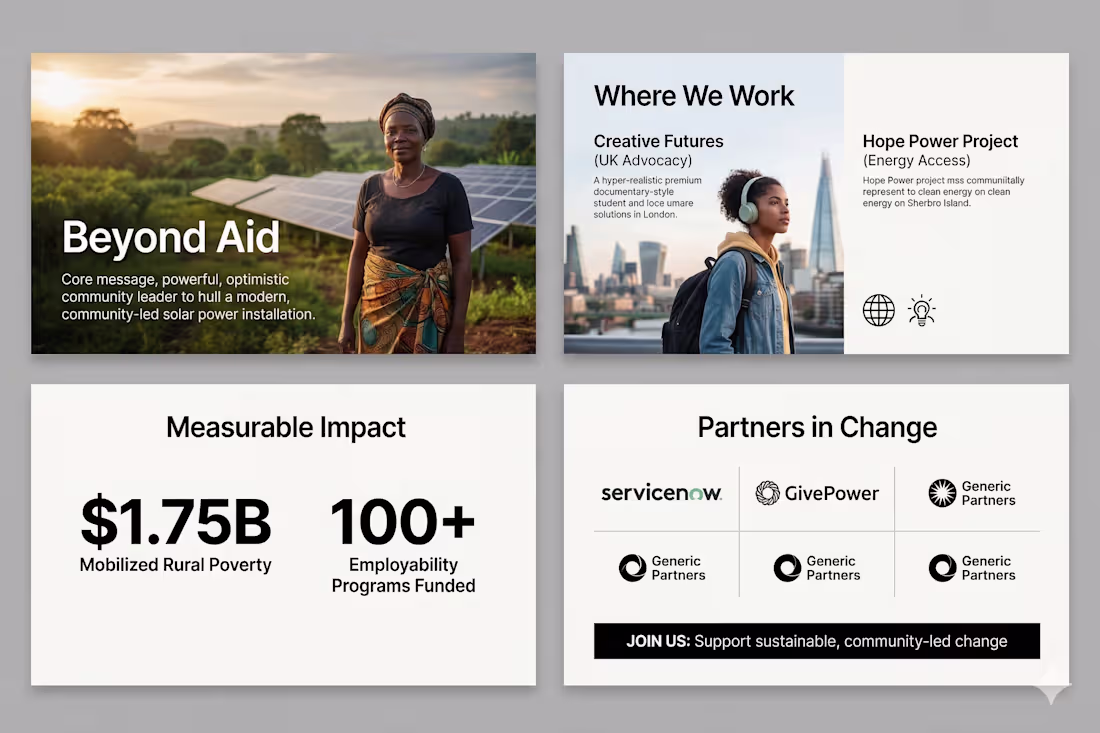 Cover image for A conceptual 4-slide master template