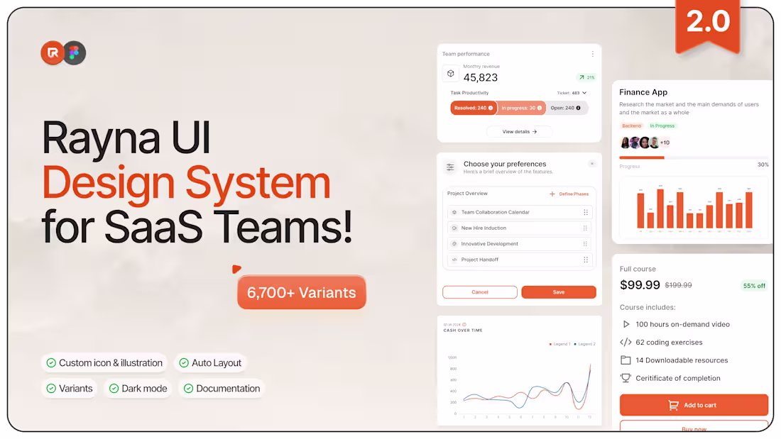 Cover image for Design System & UI Component Library Creation