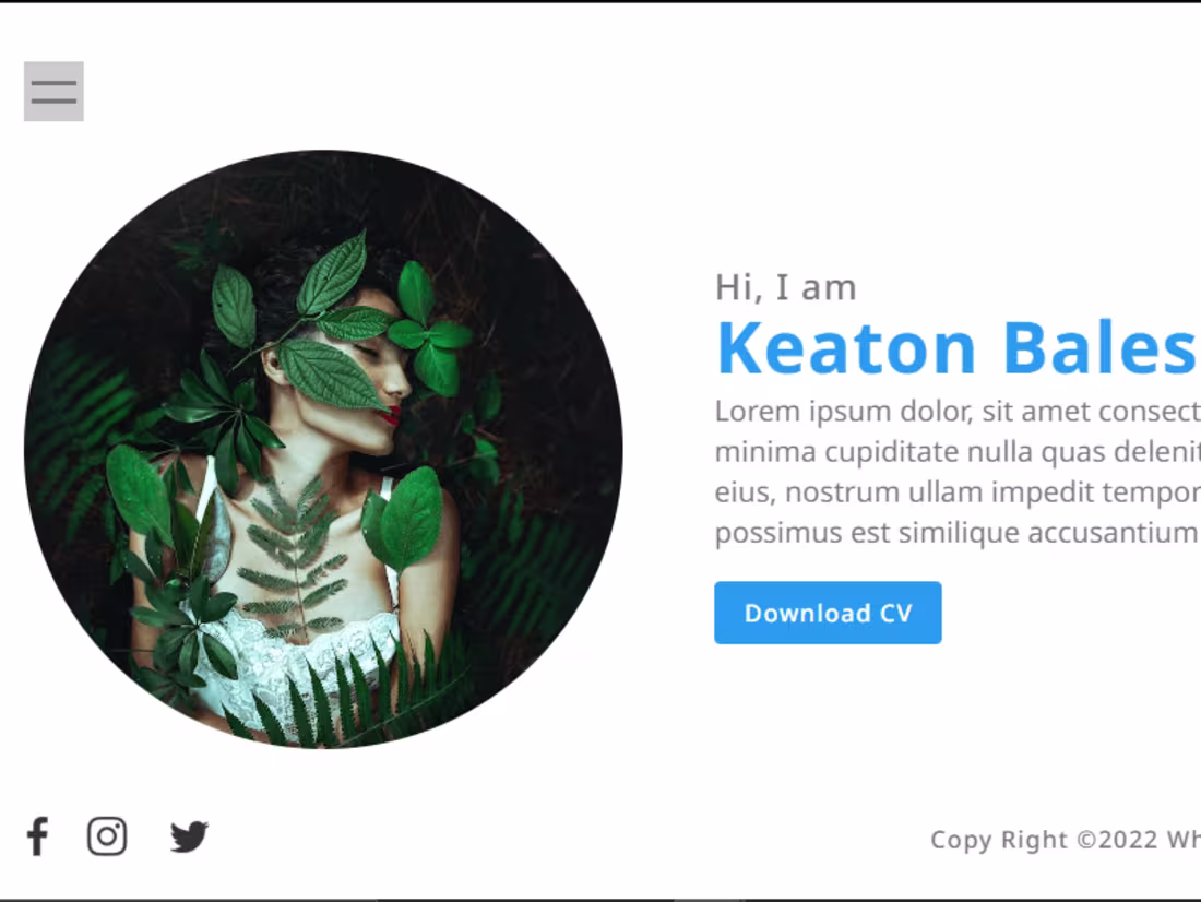 Cover image for A Portfolio Web Card at a basic level