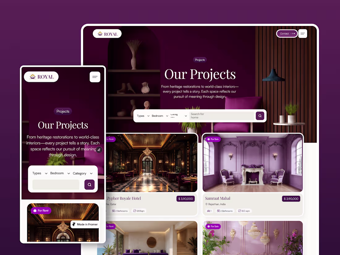 Cover image for Just Started to Create This Framer Template for Property Neche