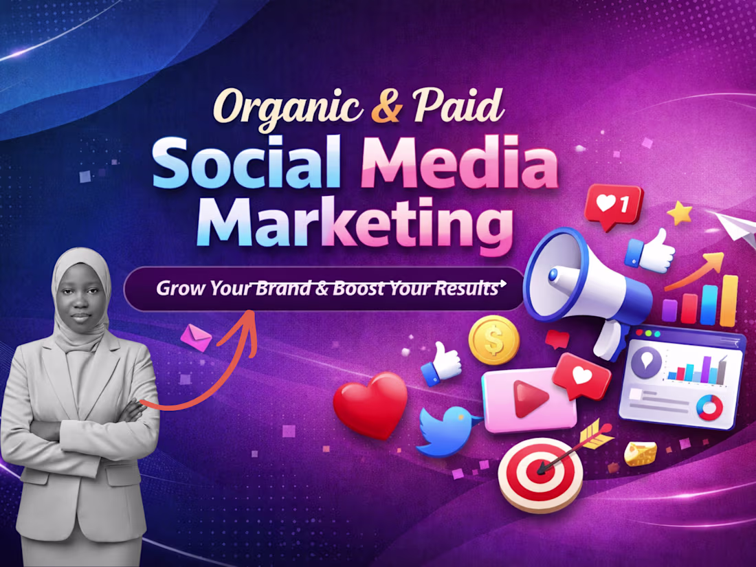 Cover image for Organic & Paid Social Media Marketing