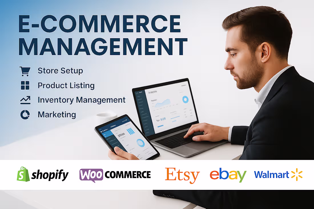 Cover image for E-commerce Store Setup, Growth & Support