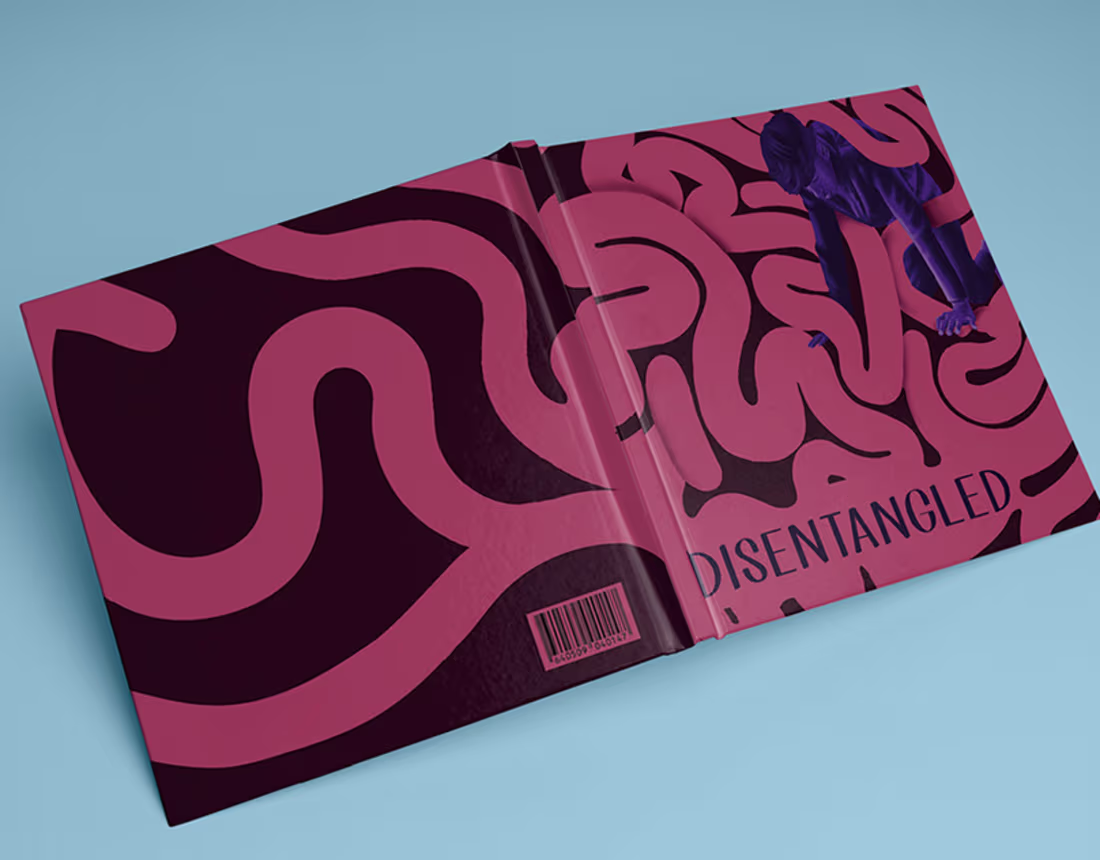 Cover image for Disentangled : Short mental health guide | Behance
