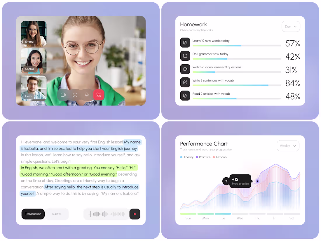 Cover image for EdTech Platform Design – Digital Education UI