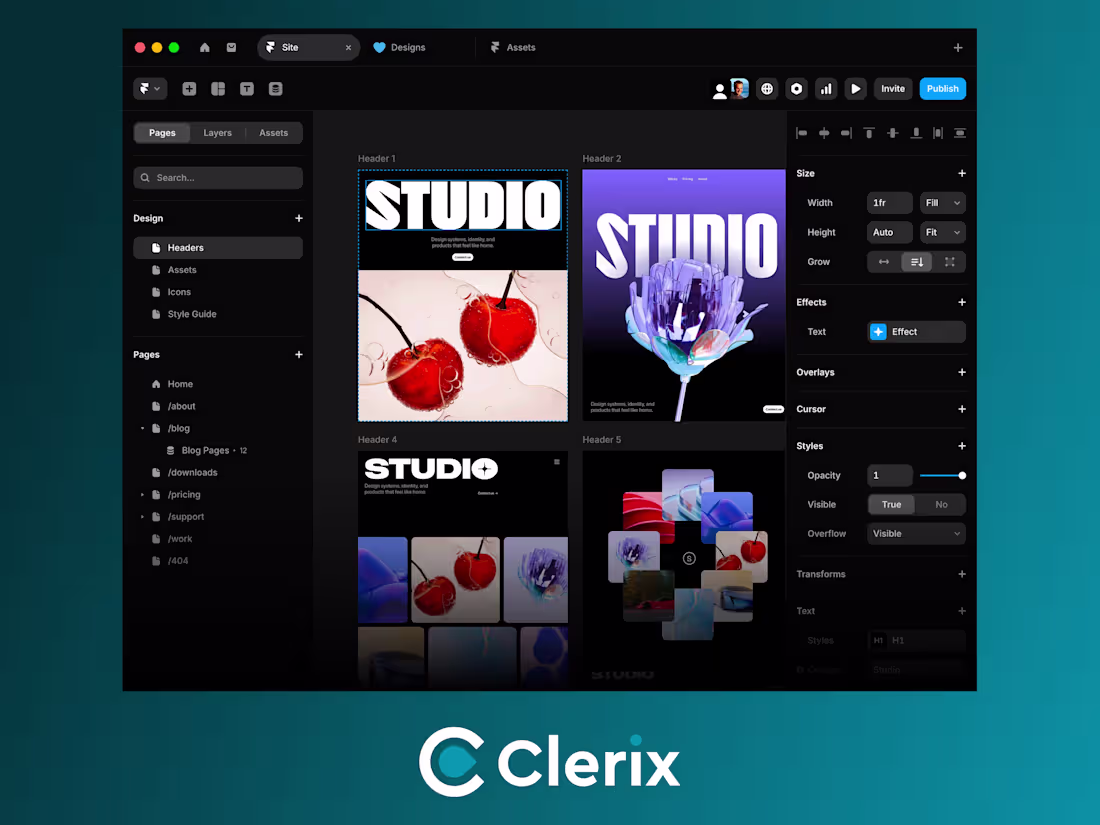 Cover image for Webdesign & development in Framer, Wordpress or Shopify