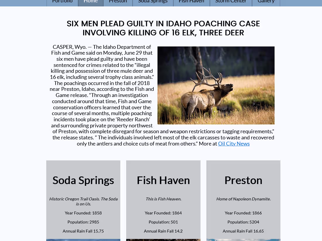 Cover image for Weather Page