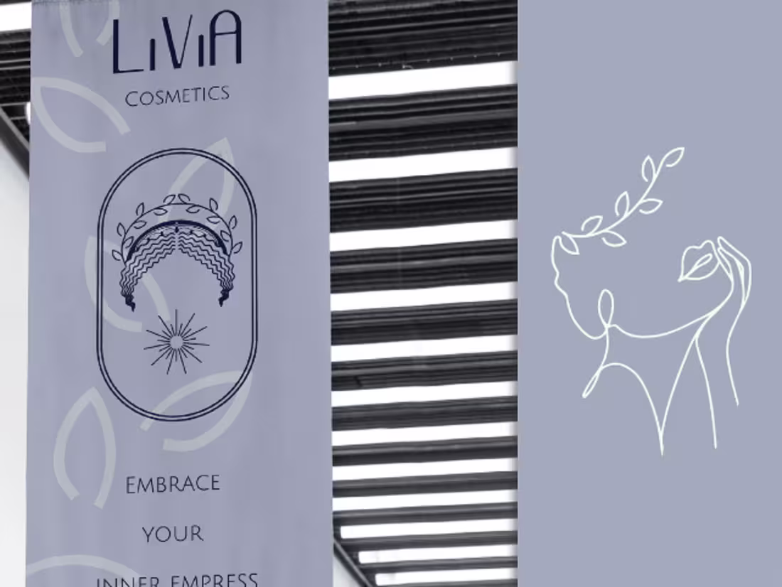 Cover image for Complete brand identity for a cosmetic brand