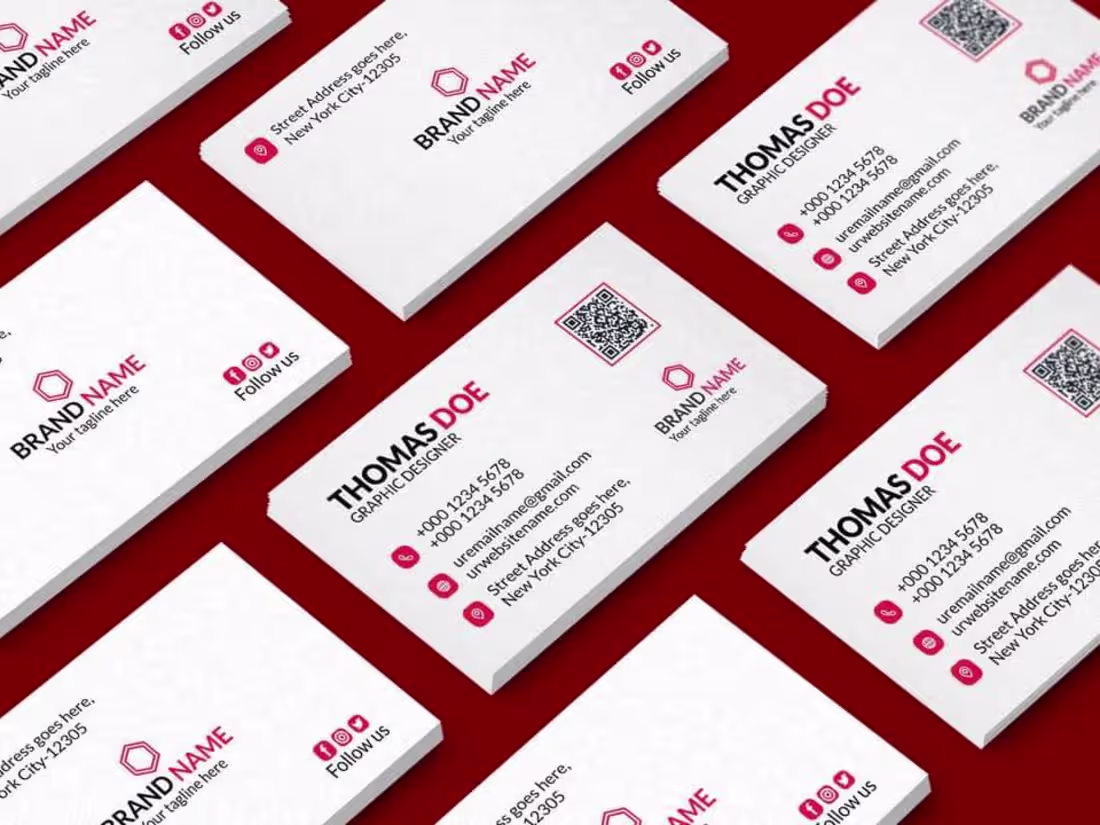 Cover image for I will create professional minimalist business card design 