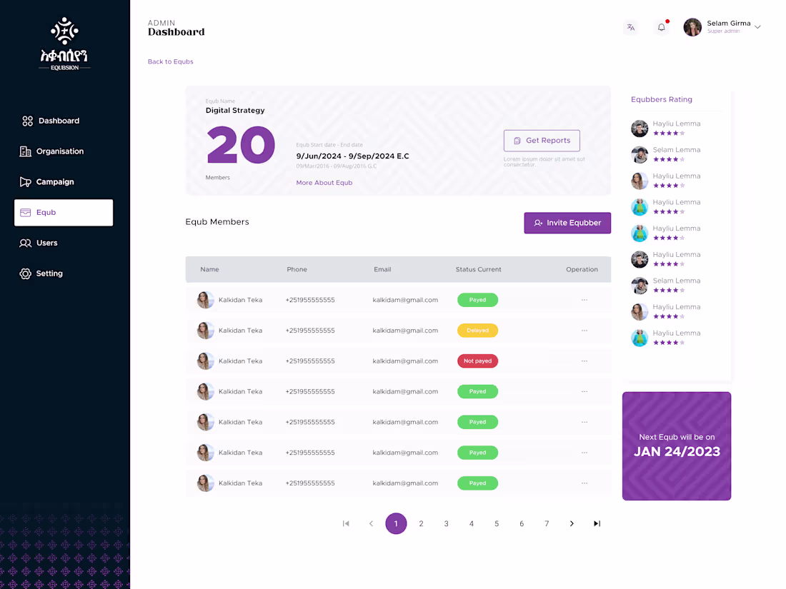 Cover image for Enhancing Accessibility and Efficiency in Equb Systems