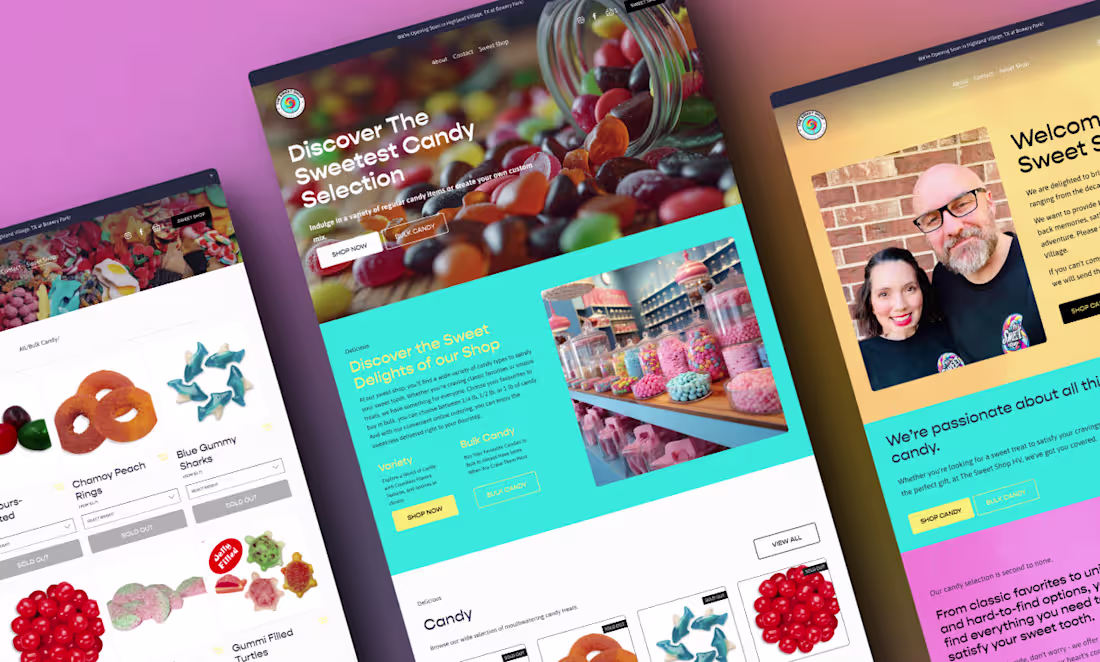 Cover image for Sweet Shop HV - eCommerce Website