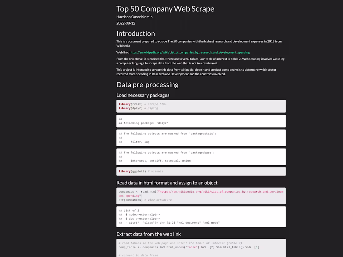 Cover image for Web scraping