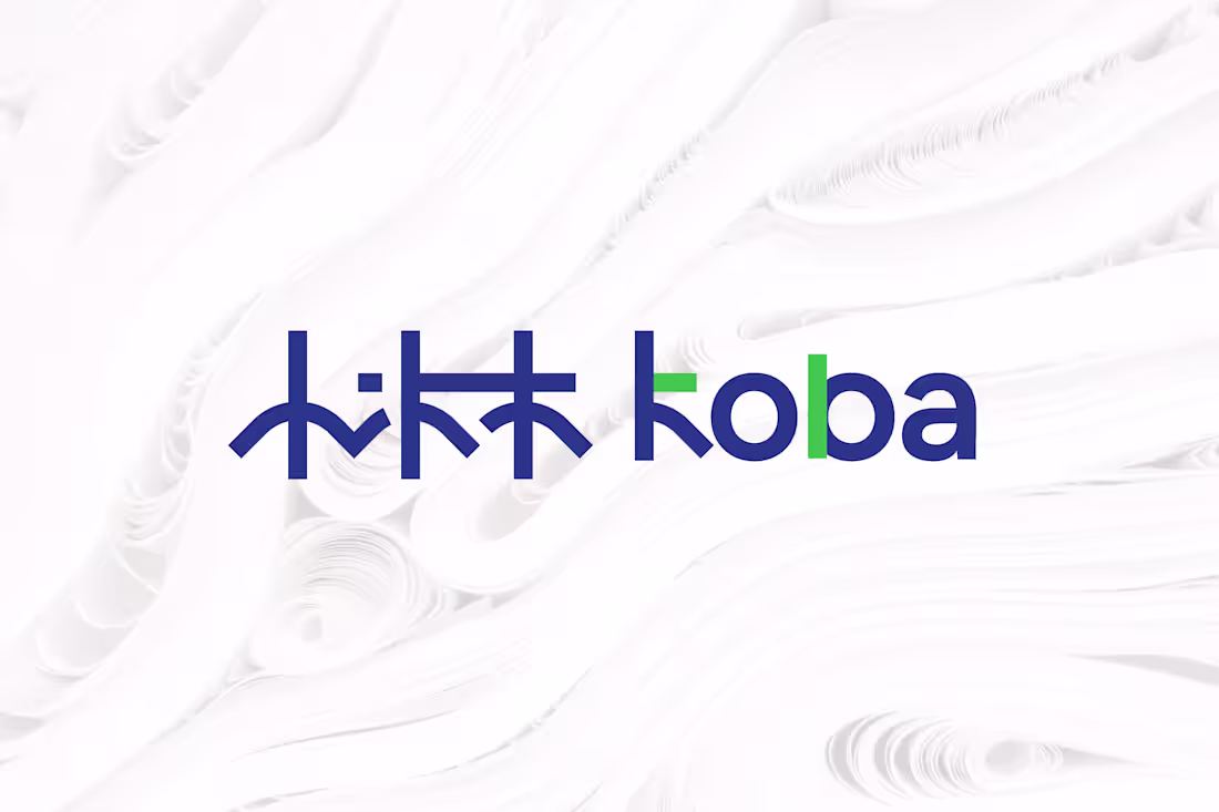 Cover image for Brand Strategy & Design for Fabric Manufacturing Startup -- KOBA