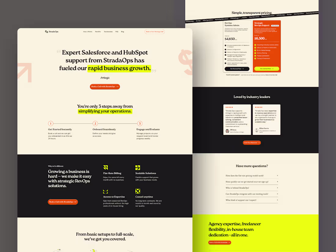 Cover image for Strada Ops: Expert HubSpot & Salesforce Support