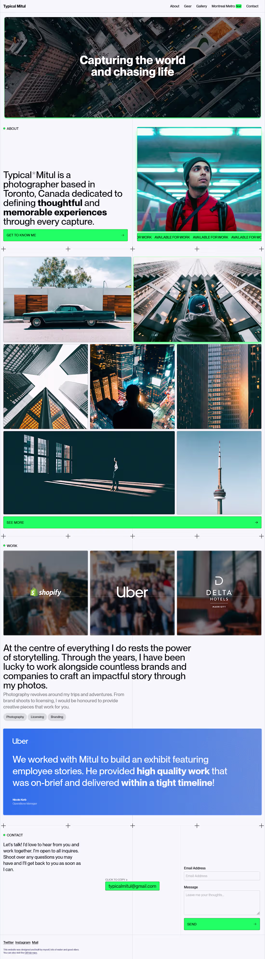 Cover image for Typical Mitul Portfolio Platform
