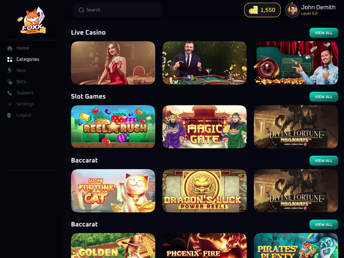 Cover image for Online Social Casino Gaming Platform Development