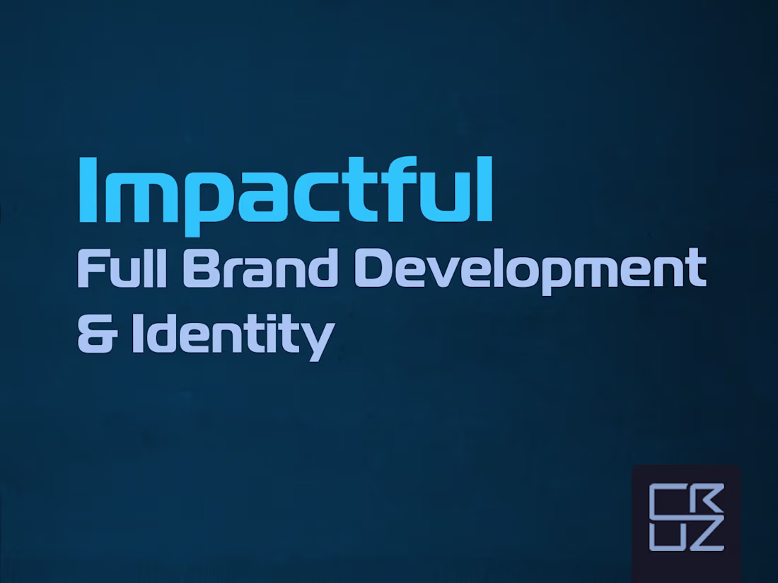 Cover image for Impactful Full Brand Development & Identity