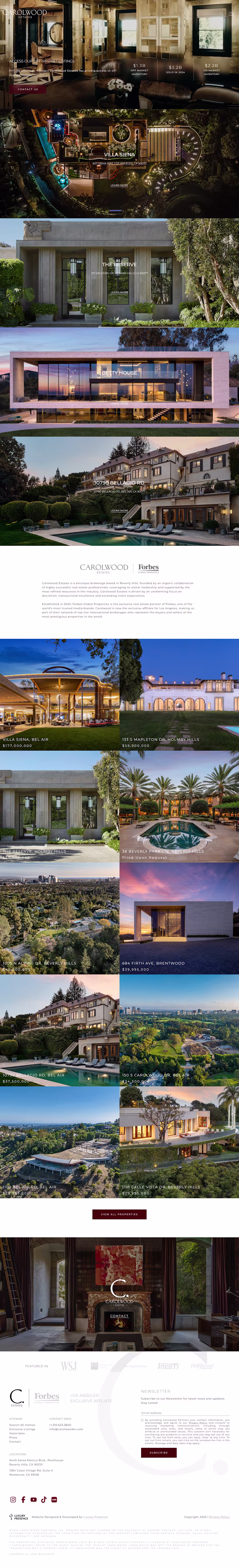 Cover image for Carolwood Estates Website Redesign