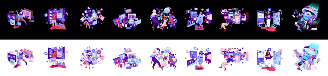 Cover image for Accountflow Financial Services Illustration Set