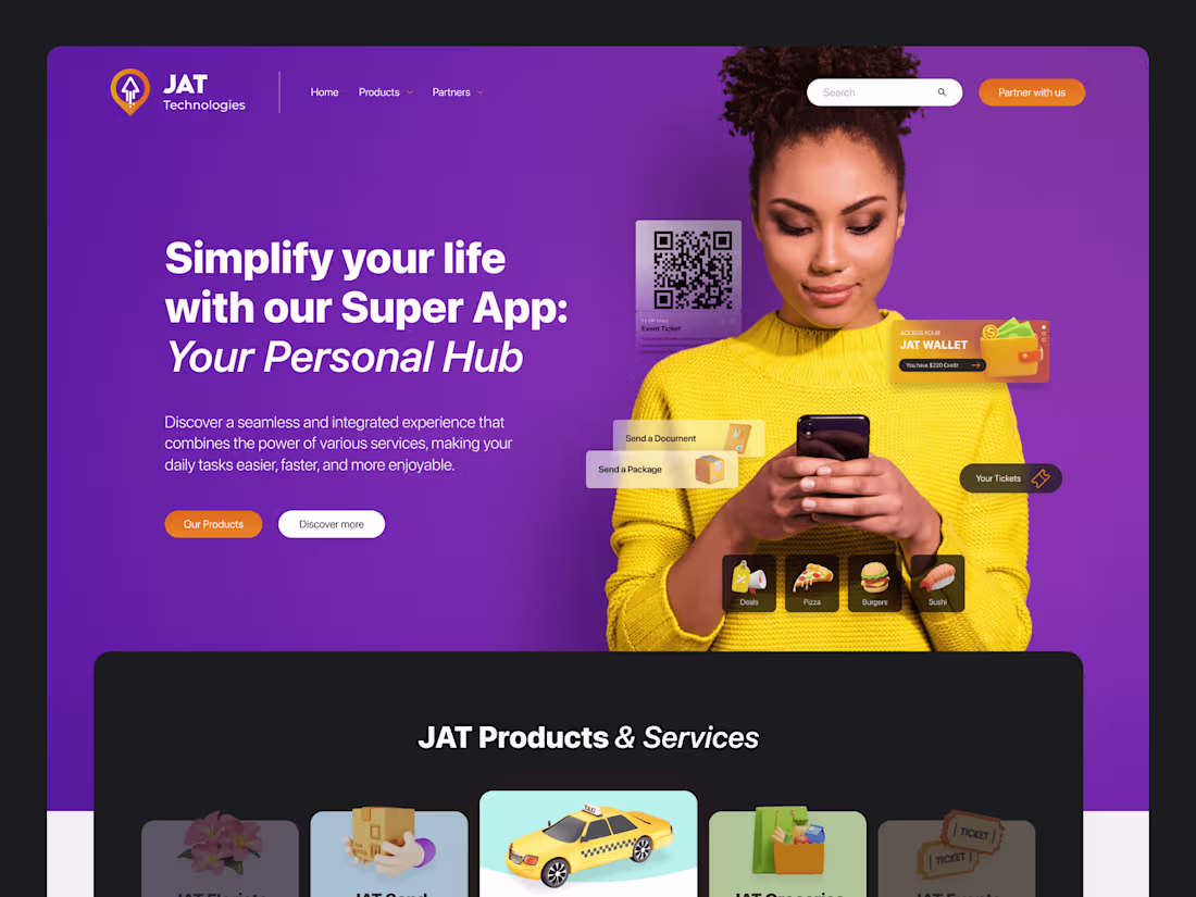 Cover image for JAT Website design and build