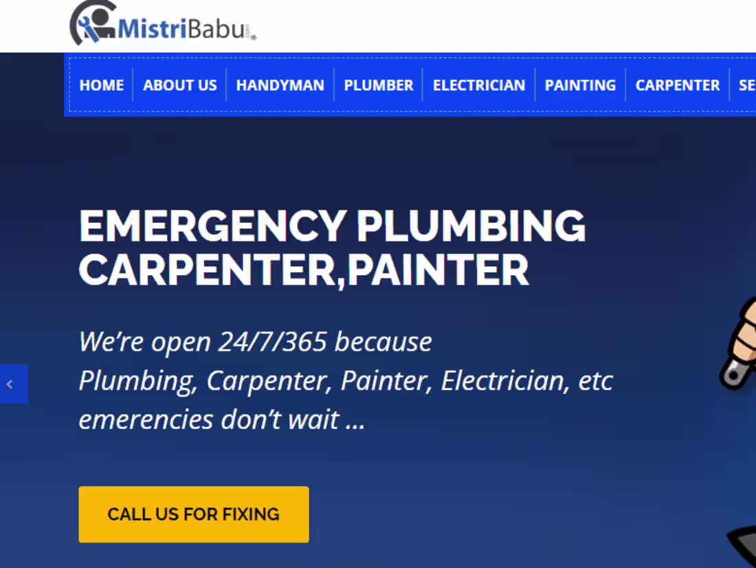 Cover image for Book 24x7 MistriBabu for Construction, Maintenance and Repairin…