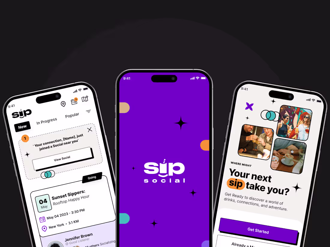 Cover image for Sip Social — Application