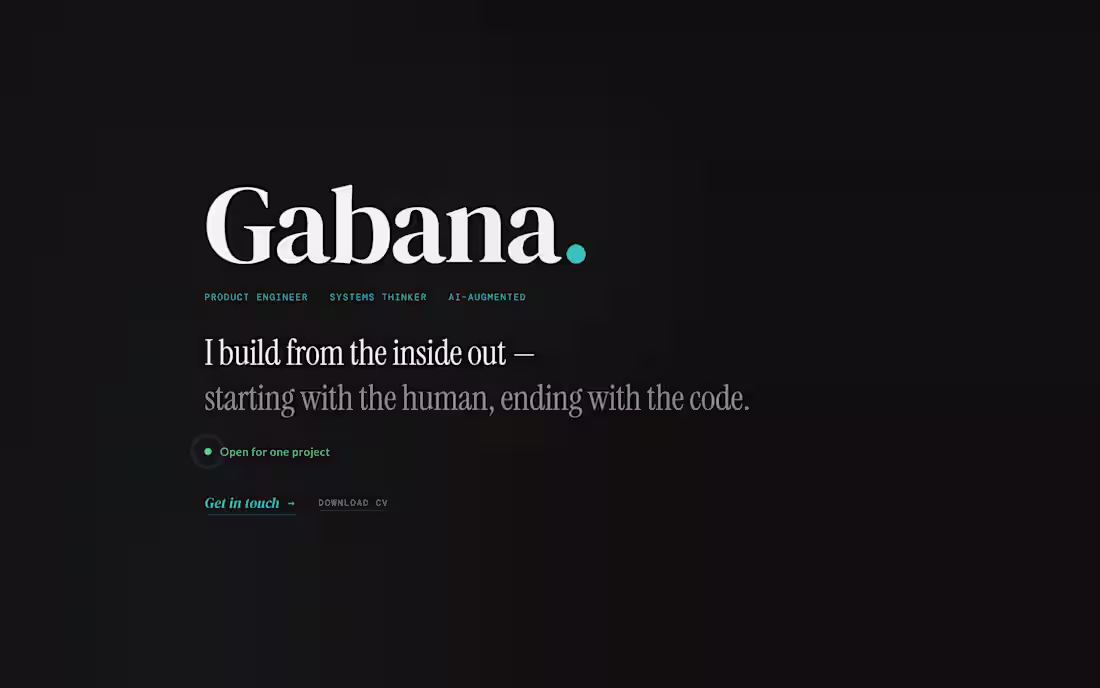 Cover image for My personal site — Built