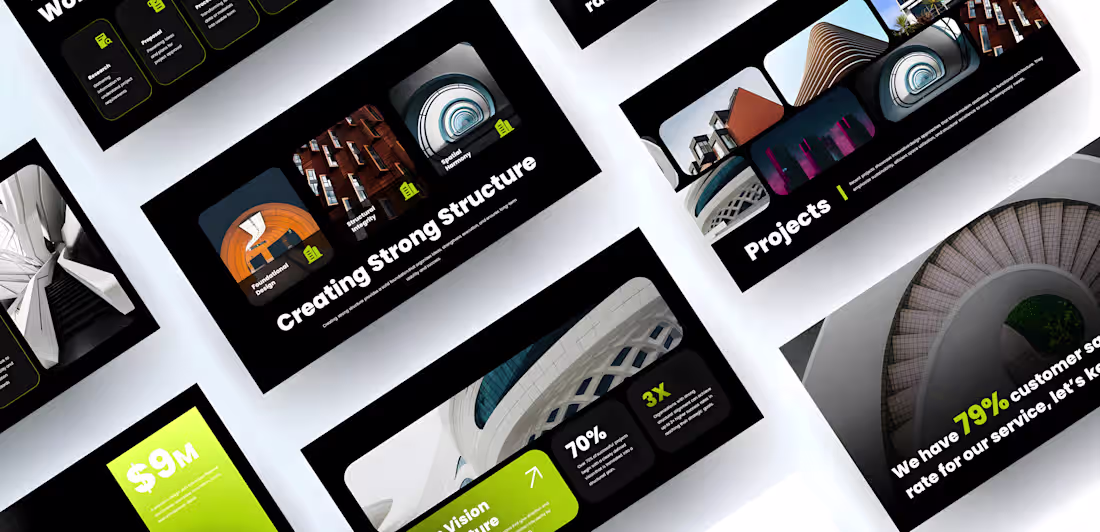 Cover image for Structiva Pitch Deck Design for Architecture and Construction