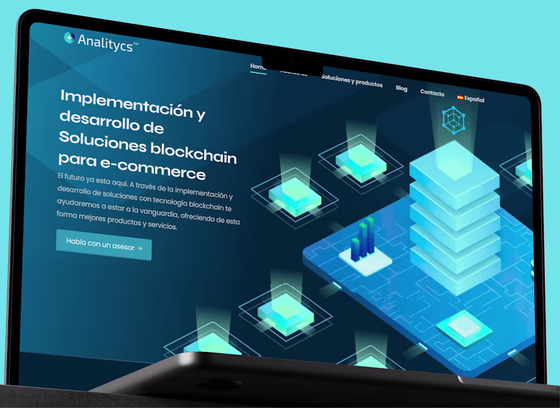 Cover image for Brand & Website Development for Analitycs P2P