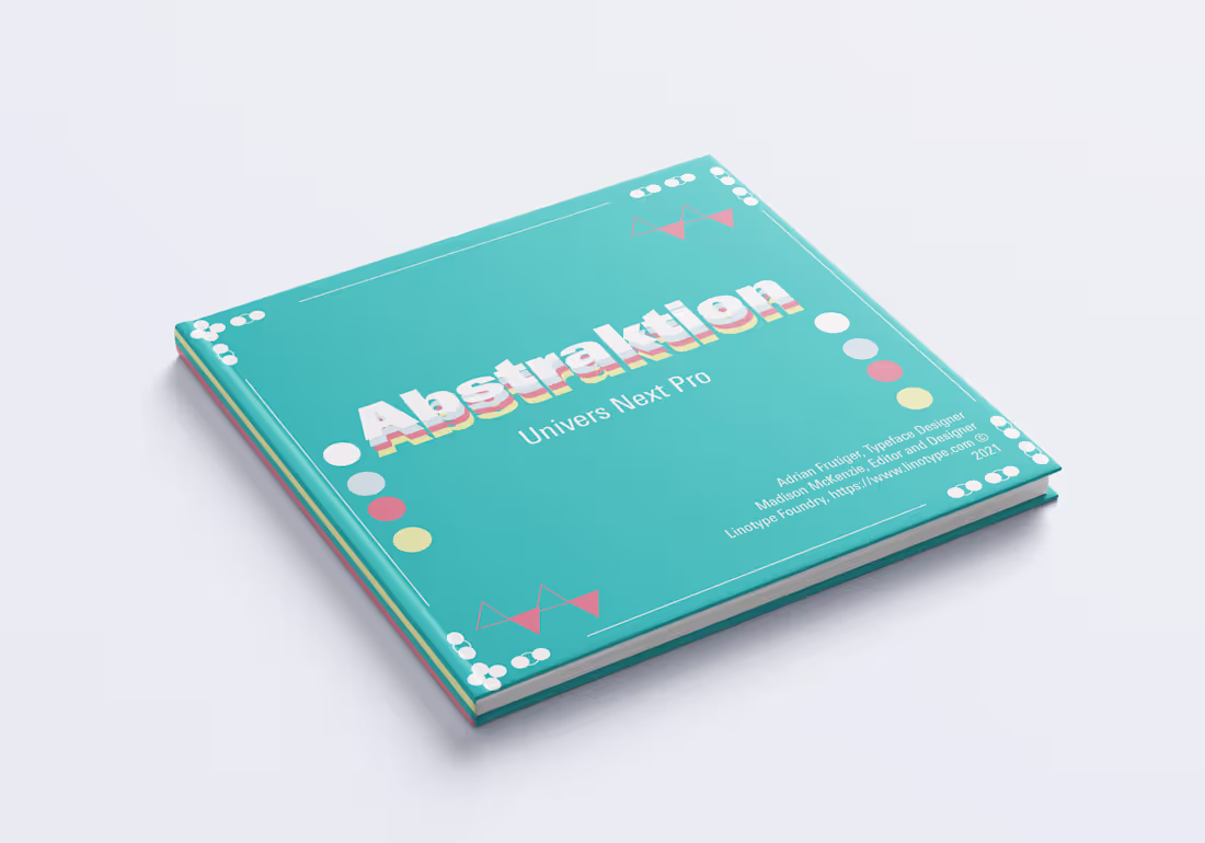 Cover image for Abstraktion - Type Specimen Booklet