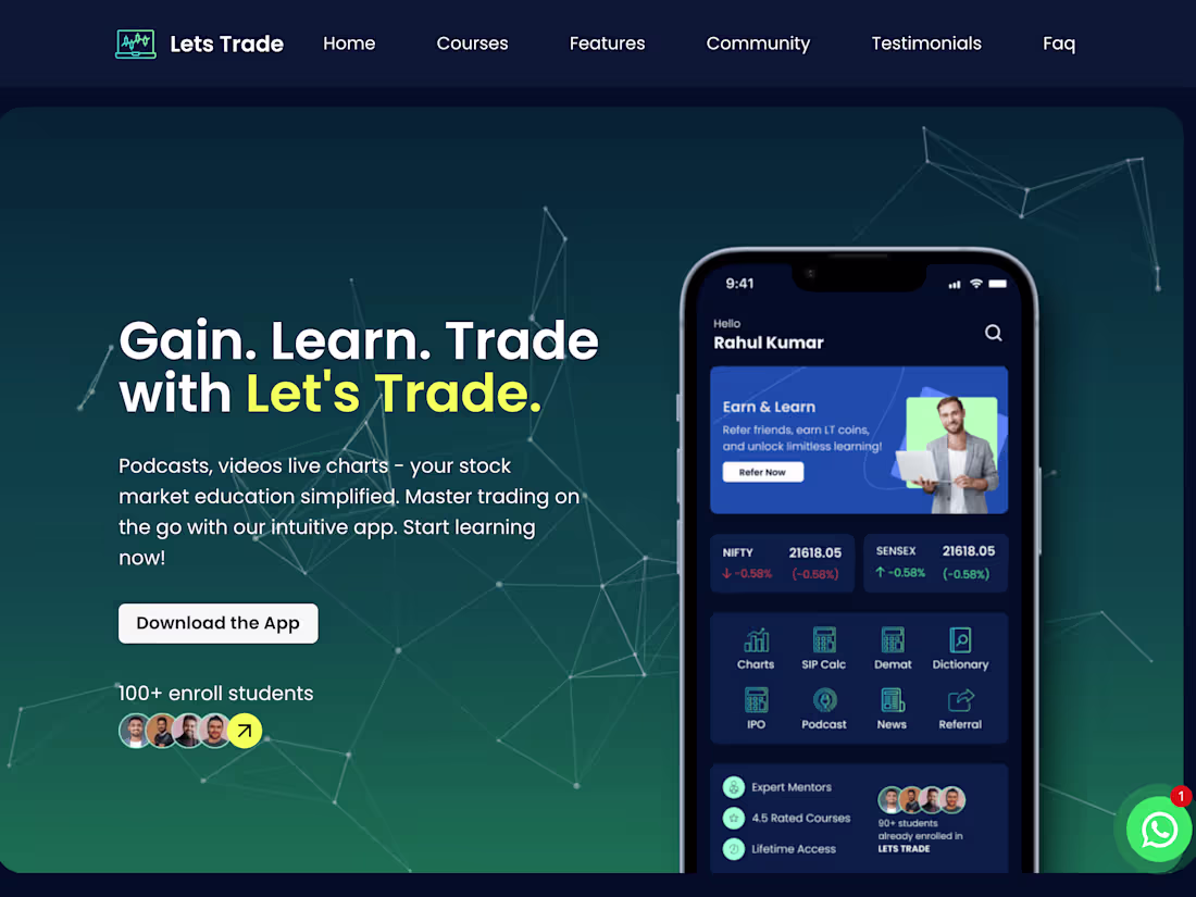 Cover image for Lets Trade App Development